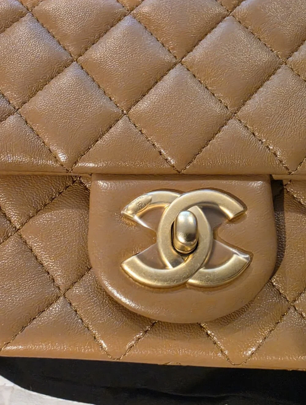 New CHANEL Small Flap Bag W/ Sliding Chain Strap